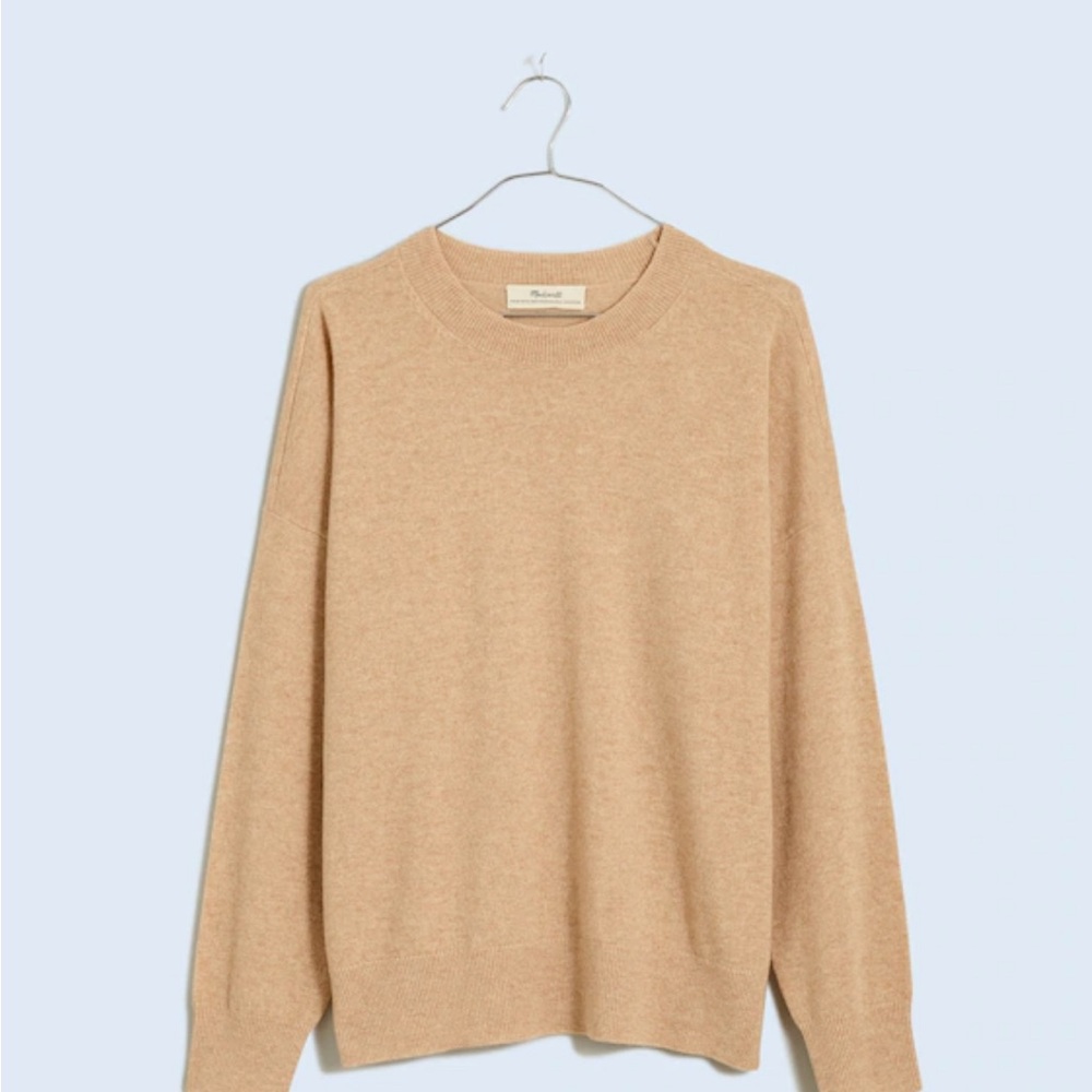 Madewell (Re)sponsible Cashmere Oversized Crewneck Sweater